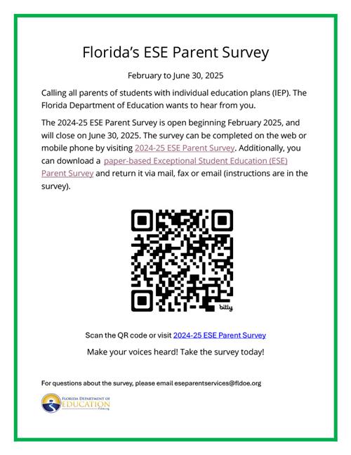 ESE Parent Survey